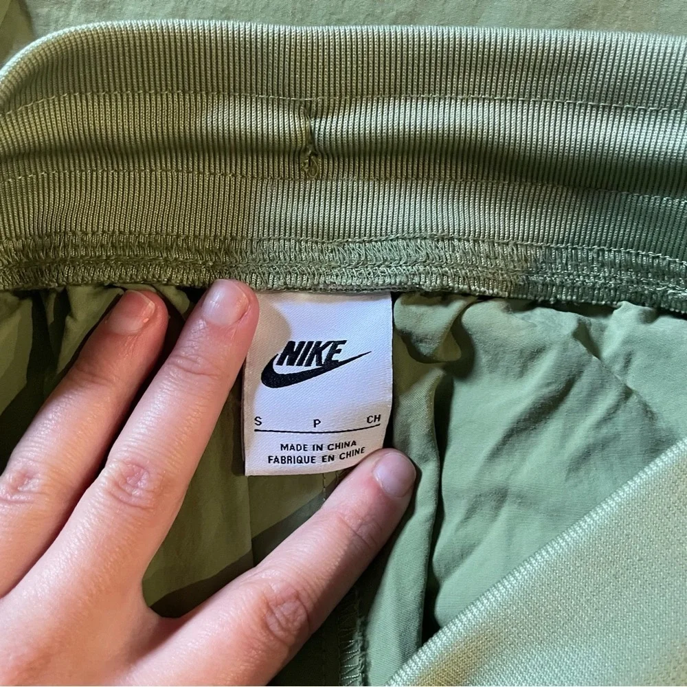 Nike Green Light Weight Sherpa Athletic Casual Sweat Pants UUU - Picture 4 of 4
